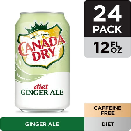 (2 Pack) Diet Canada Dry Ginger Ale, 12 Fl Oz Cans, 12 (What's The Best Ginger Ale)