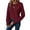 Deep Red #10, variant on WULMLEO Womens Sweaters Casual Long Sleeve Crewneck Crochet Knit Pullover Tops 2026 Fall Fashion Trendy Shirts Khaki L