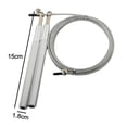 thumbnail image 2 of Cuerda para saltar de velocidad Cuerda para saltar ajustable con mango de aleación de aluminio y rodamiento de bolas Cuerda para ejercicios sin enredos para ejercicios de quema de grasa,, 2 of 5