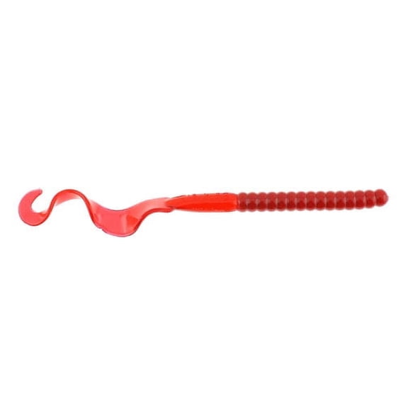 Berkley PowerBait® Power Worm Fishing Bait, Strawberry Glitter/Red, 7in
