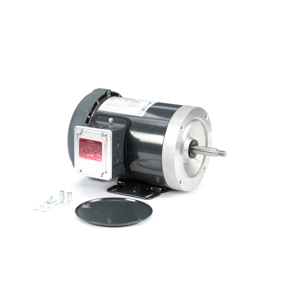 Marathon Jet Pump Motor, 1 HP, 3 Ph, 60 Hz, 230/460 V, 3600 RPM, 56J Frame, TEFC - J063A