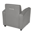 thumbnail image 5 of Nova Lounge Vinyl Chair in Grey, 5 of 10