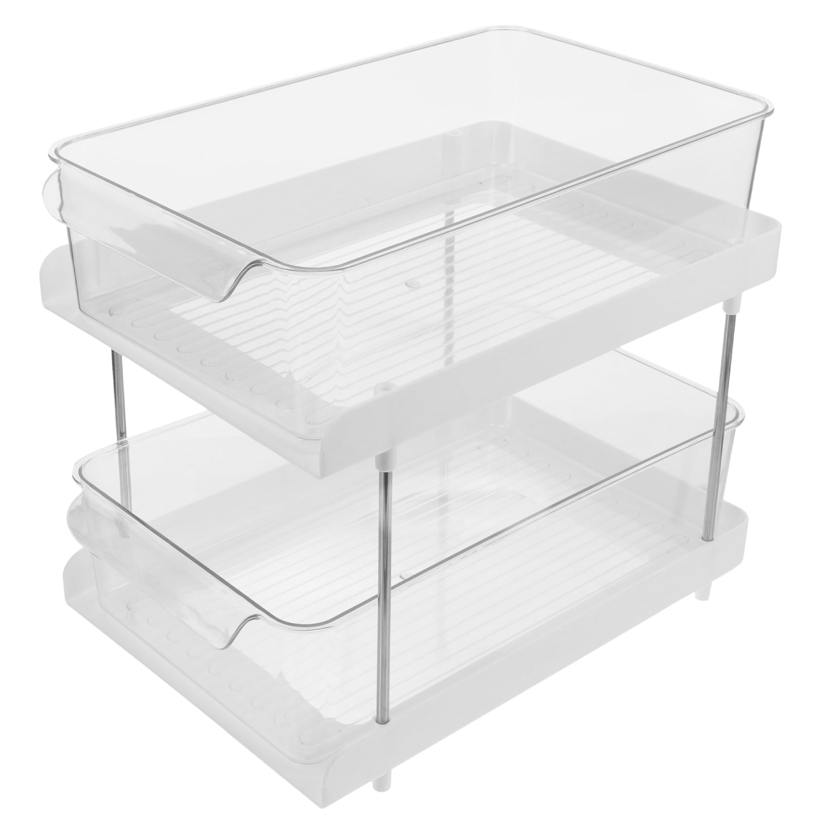 PTOOTP Stainless Steel Under Sink Organizer Shelf for Kitchen, Bathroom Cabinet, Pantry Storage - 1 Set