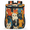Multicolor 3, variant on Jiaoprinted Retro Cat Themed Portable Leakproof Cooler Backpack, Funny Cat Insulated Backpack Cooler for Picnic Camping