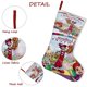 thumbnail image 5 of La Gran Aventura de la Paleta Tema: Calcetines de Navidad, fino lino blanco para colgar en escaleras y chimenea, decoración navideña para el hogar, regalo de Navidad.54cm×38cm, 5 of 5