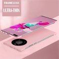 thumbnail image 1 of Solid Candy Color Frameless Hard PC Back Cover Case For Huawei Mate 60 50 40 30 Pro ShockProof Ultra Thin Cases Pink Mate 50, 1 of 6