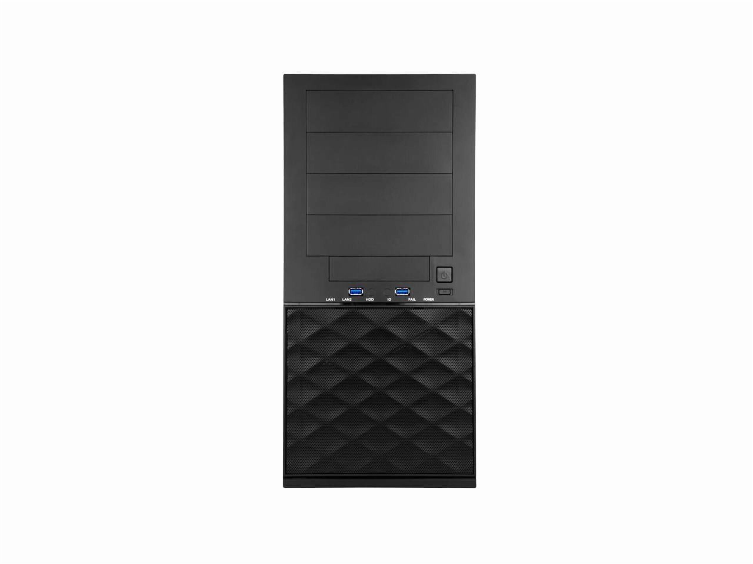 IN WIN PE052T2X.U3 Pedestal Entry ATX Mid Tower Case - Black