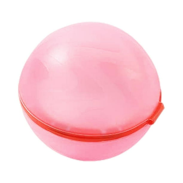 Bola de agua de silicona, globo de agua magnético, juguete para jugar en la piscina de la playa (naranja)