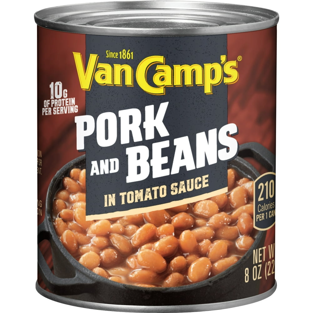 Van Camp's Pork and Beans, Canned Beans, 8 OZ