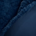 thumbnail image 4 of Emma Faux Fur Oversized Comforter Navy 3Pc Set King, 4 of 5