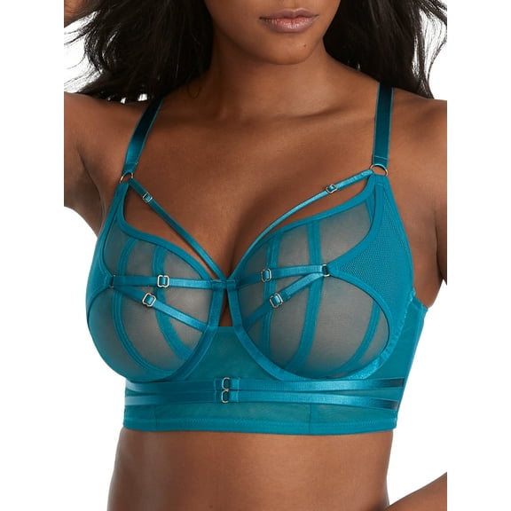 Playful Promises Womens Eddie Balconette Longline Bra Style-PP3144B