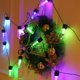 thumbnail image 4 of 1 paquete de luces de cadena para exteriores, luces de cadena impermeables regulables con 20 bombillas, luces de bistró vintage para patio, porche, cafetería, fiesta, boda, jardín, 4 of 4
