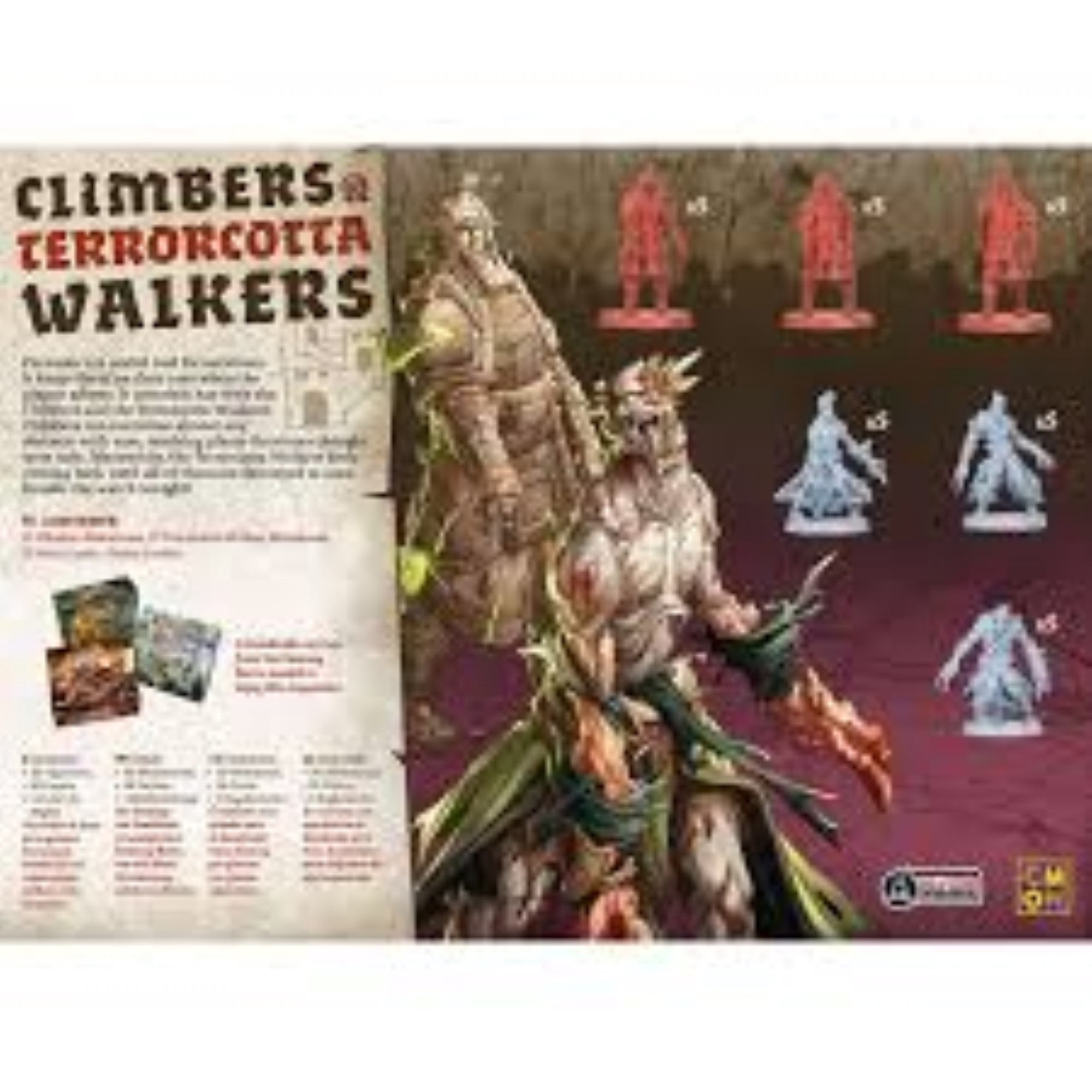 Zombicide: White Death Climbers Terrorcotta Pack Strategy Board Game Expansion for Ages 14+, from Asmodee