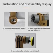 Cordless Car Polisher Set 6 Speed Two Buffer with Pad