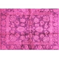 thumbnail image 1 of Ahgly Company Indoor Rectangle Oriental Pink Traditional Area Rugs, 5' x 7', 1 of 4