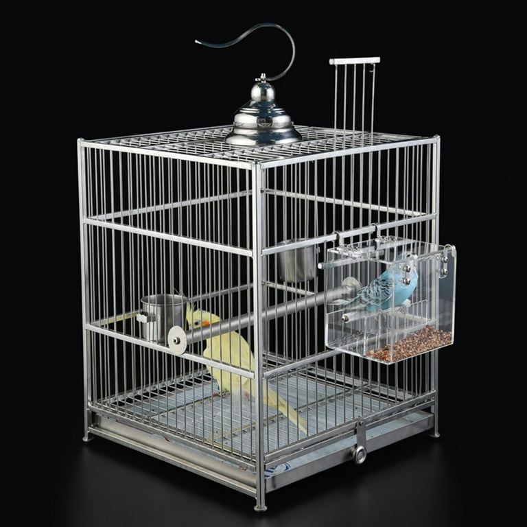 Bird cage seed clearance guard acrylic