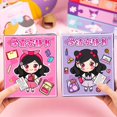 thumbnail image 1 of Ganfancp Academic Scum Academic Geniuses Quiet Book Kneading Music Campus Cute Three Dimensional Sticker Book New Girls' Handmades Beans Book Toy Ofertas Del Día Sólo En Línea 1* Libro de Pegatinas, 1 of 6