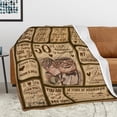 thumbnail image 2 of LHSHID 50th Anniversary Blanket Gifts Gift for 50th Wedding Anniversary Golden 50 Years of Marriage Throw Blankets 50th Anniversary Wedding Gifts for Parents Grandparents Couple 50"x60", 2 of 6