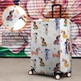 thumbnail image 4 of Dachshund Sport Luggage Cover Fashion Suitcase Cover Baggage Covers Fit 25-28 Inch Luggage (Go Travel), 4 of 5
