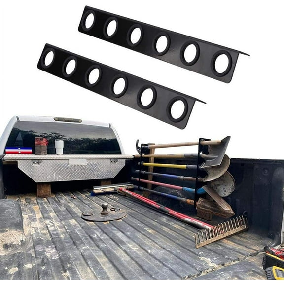 ELITEWILL 6-Tool Landscape Truck Trailer Rack Tool Storage Rack Shovel Rack