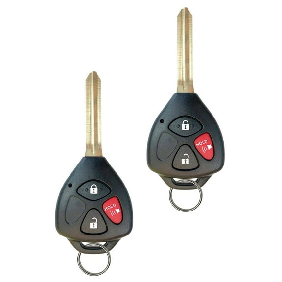 New Keyless Remote Fob For Toyota 2006-2010 RAV4 2008-2013 Scion XB 3 BUTTON HYQ12BBY 4D67 CHIP (2 Pack)