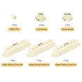 thumbnail image 2 of Uxcell Plastic Pick Up Cover Single Coil Cover Switch Tip 1 Volume and 2 Tone Knobs Beige for Guitar, 2 of 5