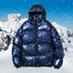 thumbnail image 5 of Gibobby Chamarra invierno hombre chamarra acolchada para hombre, ligera, con capucha, resistente al viento, con aislamiento reciclado(Azul,XG), 5 of 5