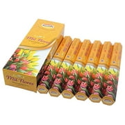 Govinda Incense - Mil Flores (Milflowers) - 120 Incense Sticks, Masala Coated Incense