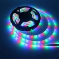 thumbnail image 4 of Bande Lumineuse Led Rgb Kit de Bande Rétroéclairage Led 5M/16.4 Pouces SMD 3528 Kit de Bande Rétroéclairage Led avec Télécommande, 4 of 8