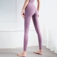 thumbnail image 2 of Sevpuikl Women's High-Waisted Butt-Lifting Leggings with Tummy Control, Opaque, Elastic, Soft and Stretchy for Yoga and Running(Purple,M), 2 of 6