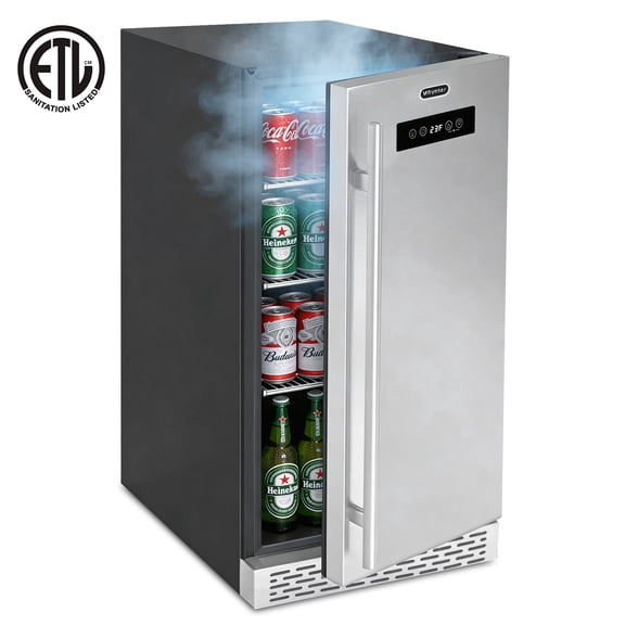 Whynter Stainless Steel Built-in or Freestanding 2.9 Cu ft. Beer Keg Froster Beverage Refrigerator