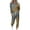 gray4, variant on CHOK Womens Sport Set Long Sleeve Patchwork Color with Loose Cozy Petite Sweatpant Trendy Fall Winter Suits (X-Large  Pink)