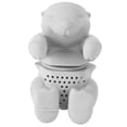 thumbnail image 1 of Miangastore Cute Otter Tea Infuser for Loose Leaf Tea Diffuser 1 Set Silicone Kitchen Tools Gadgets Grey, 1 of 8