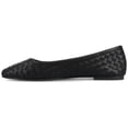 thumbnail image 2 of Journee Women's Savannah Woven Ballet Almond Toe Flat, 2 of 9