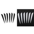 thumbnail image 2 of Arrows Vanes 4 Inch Plastic Feather Fletching for DIY Archery Arrows 100 Pack(Black&White), 2 of 10