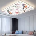 thumbnail image 2 of Fluorescent Light Covers 1 Pack 4x2 ft Floral Bird Ceiling Light Covers Watercolor Spring Flower Light Filters for Classroom, Office & Home, Drop Ceiling Light Covers, 2 of 8