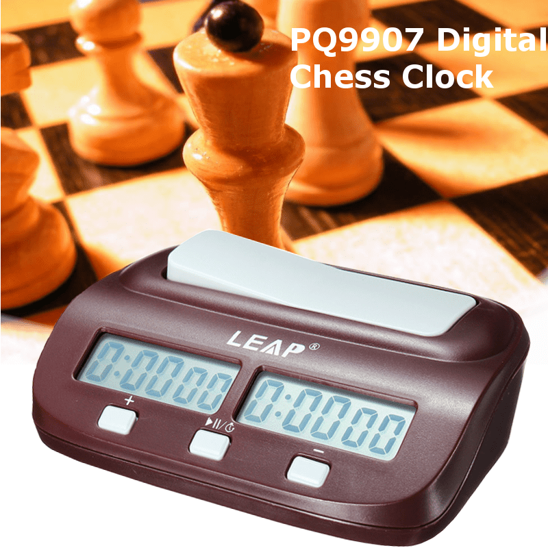 LEAP PQ9907S Digital Chess Clock I-go Count Up Down Timer for Game Competition 
