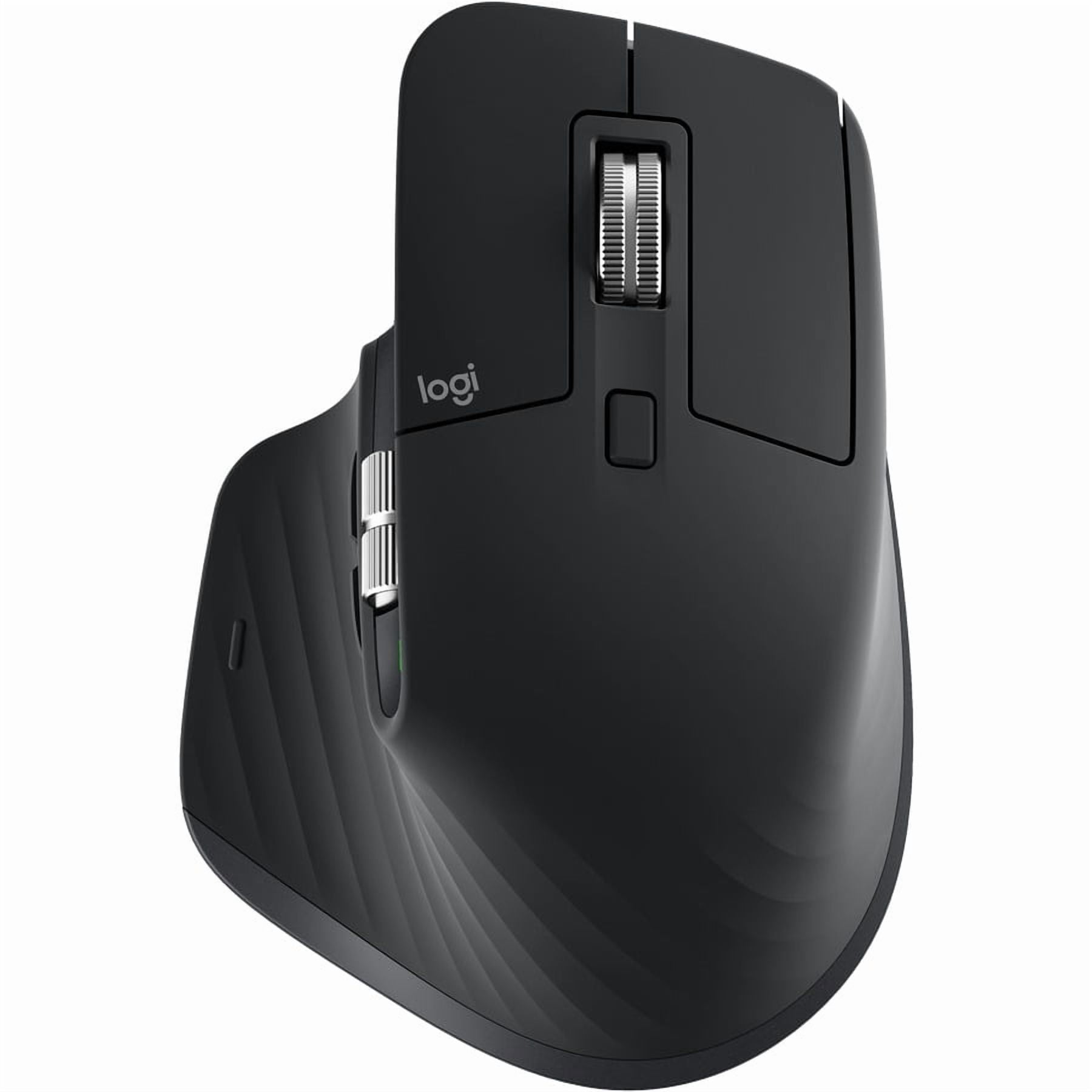 Logitech MX Master 3 Wireless Mouse, USB, Black for Computers