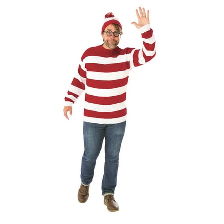 Where's Waldo Plus Size Adult Halloween Costume
