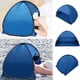 thumbnail image 4 of Tienda de playa instantánea, mini toldo automático con reposacabezas y sombrilla para playa Paño plateado Azul, 4 of 9