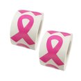 thumbnail image 2 of Suncoda Paper Tape, 600 PCS Pinks Ribbon Awareness Day Charity Event Promotion Stickers Tape, 2 of 6