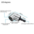 thumbnail image 4 of ruzhgo 15pcs Impact Grade Driver Socket Adapter Extension Set with 105 Degree Right Angle Screwdriver Soft Shaft Screwdriver Bits Set, 4 of 6