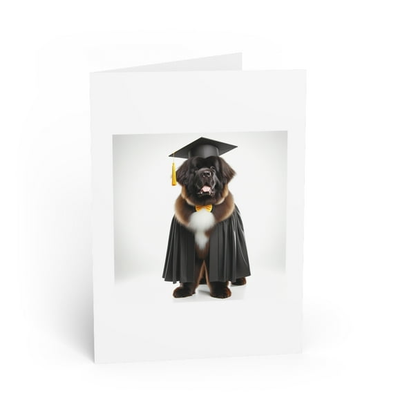 DistinctInk Greeting Card / Note Card - Newfoundland Graduation - PACK of 10