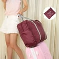 thumbnail image 2 of QDJZ Foldable Travel Duffel Bag Tote Carry-on Luggage Bag Large Capacity Waterproof Portable Storage Bag with Zipper, 2 of 11