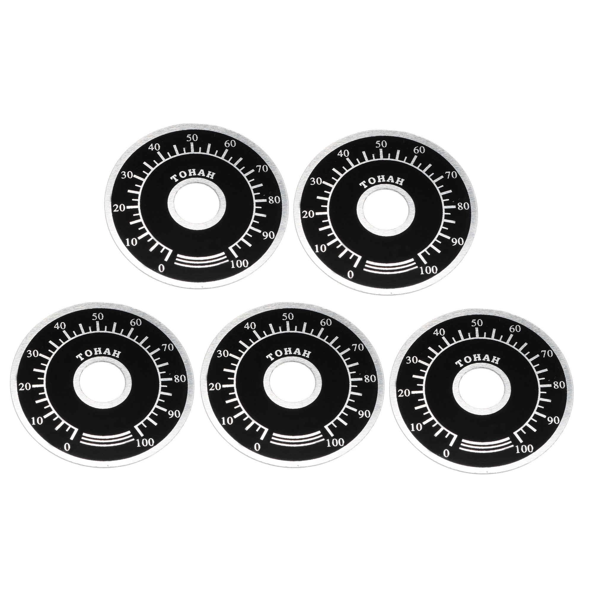 Rheostat Variable Transformer Potentiometer Control Dial Face Plate 5