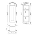 thumbnail image 3 of Design House Brookings Ready to Assemble Shaker Style Wall Kitchen Cabinet (12" x 36" x 12"), Espresso, 3 of 24