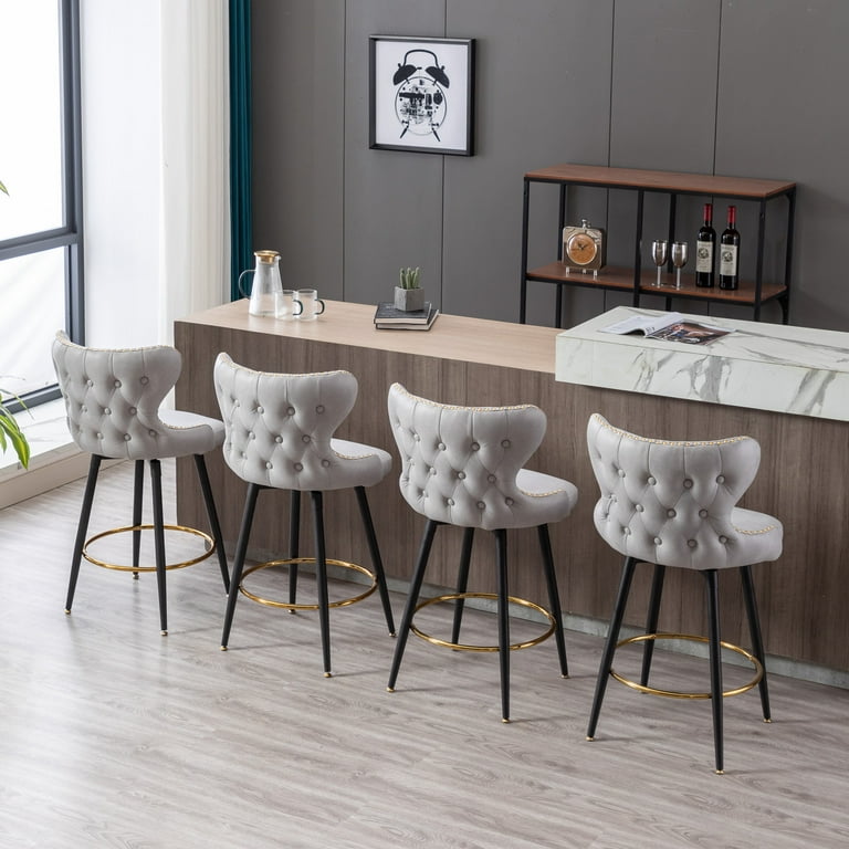 Fabric counter height chairs sales