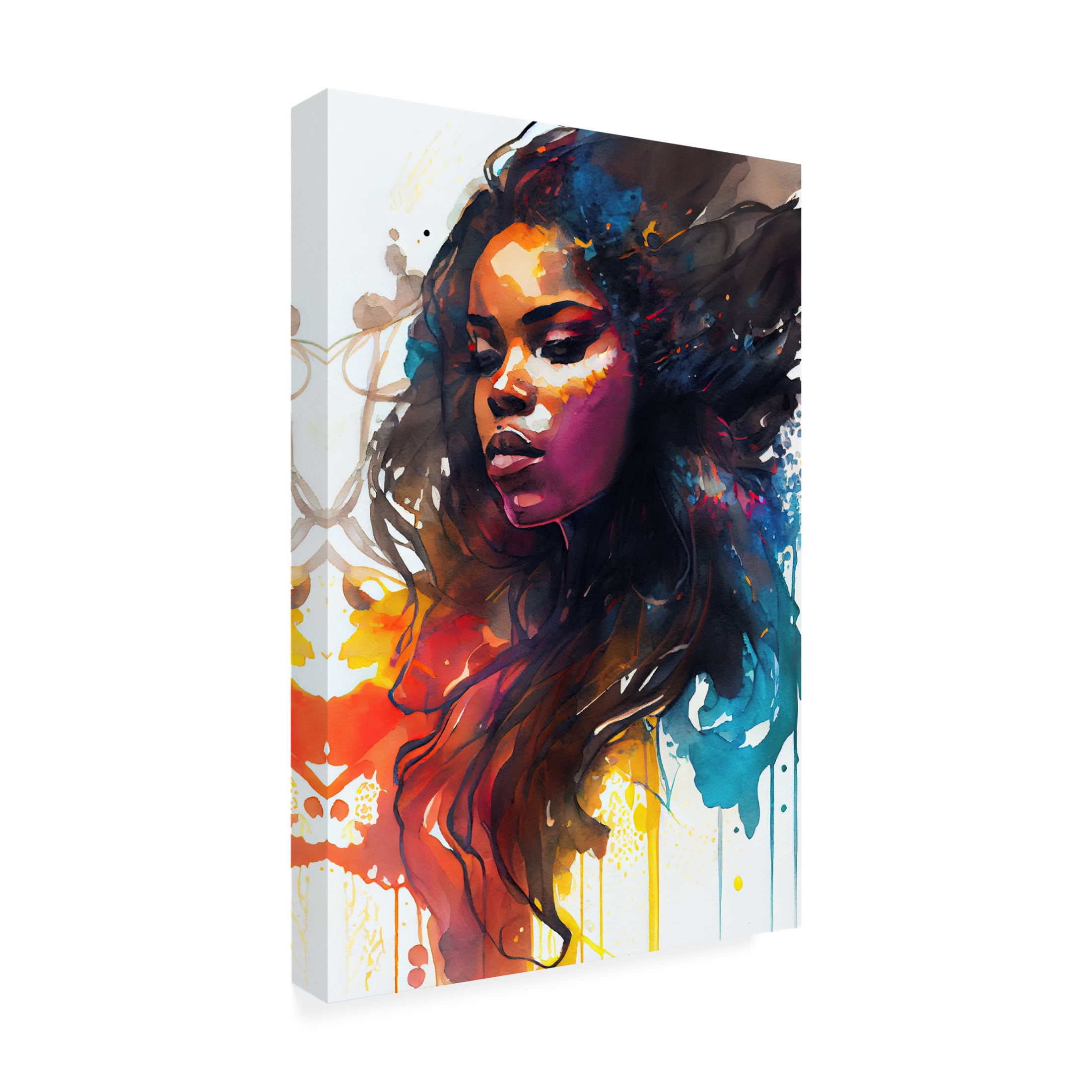 Canvas Wall Art - Sasha 'Rise V' Wall Art for Living Room, Bedroom, or Office Décor by Trademark Fine Art - 12 x 19 Inches