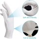 thumbnail image 5 of 12 pares de guantes blancos de algodón suave, guantes de algodón transpirables, guantes de trabajo para mujer, 5 of 5