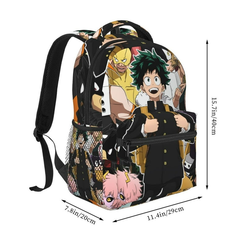 anime laptop backpack My Hero Academia Backpack, Anime Daypack Backpack, Casual Travel Laptop  Backpack For College Daily, Lightweight Large Capacity Daypack Book Bag,  Fit 15 Inch Laptop